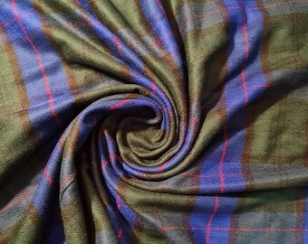 Tessuto Di Cotone Spazzolato In Flanella 100% Cotone Tartan Per Abiti Artigianali Winceyette - Italia - Foto 5