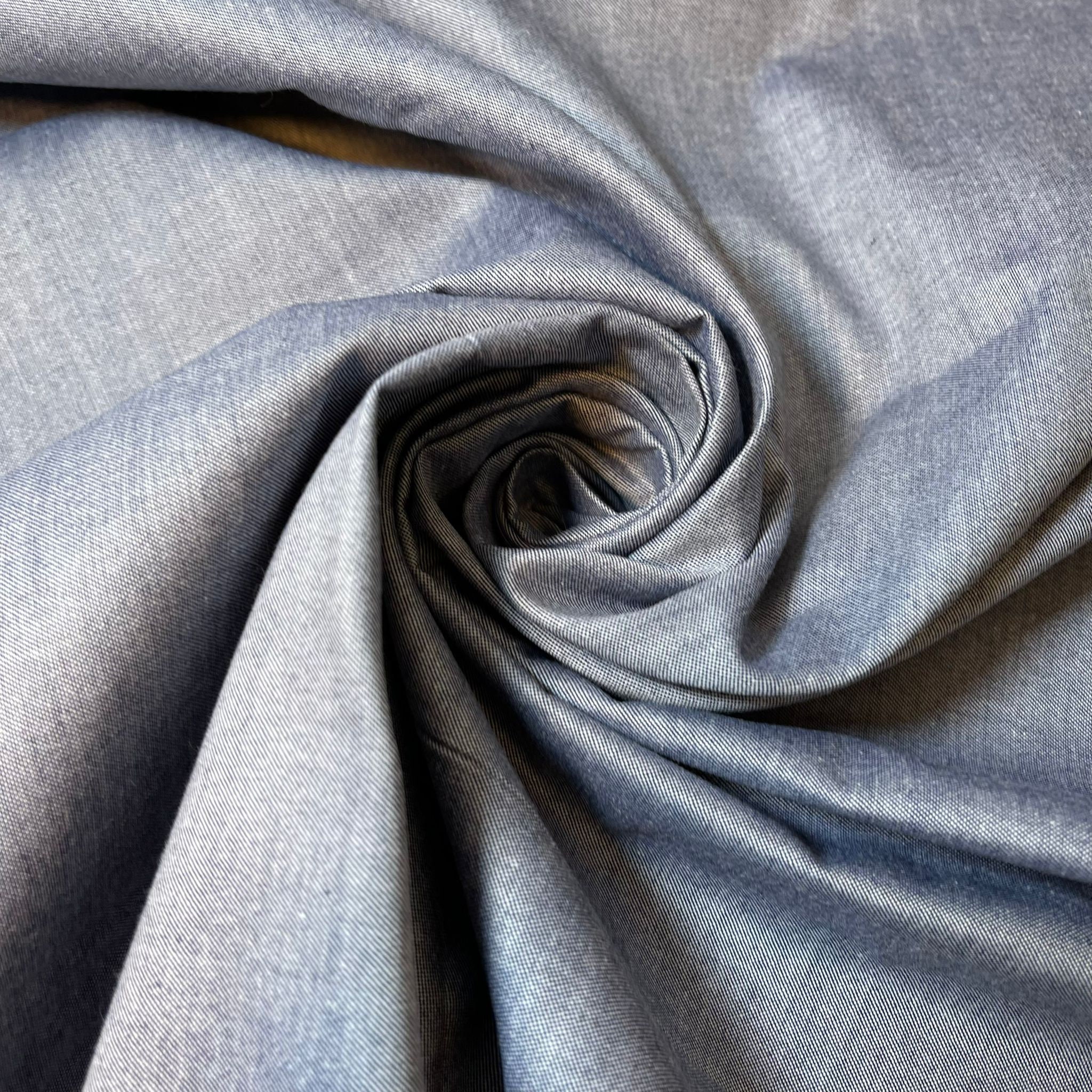 Hilo teñido cambray 100% tela de lino, varios colores, 53/54 pulgadas por  metro (café)