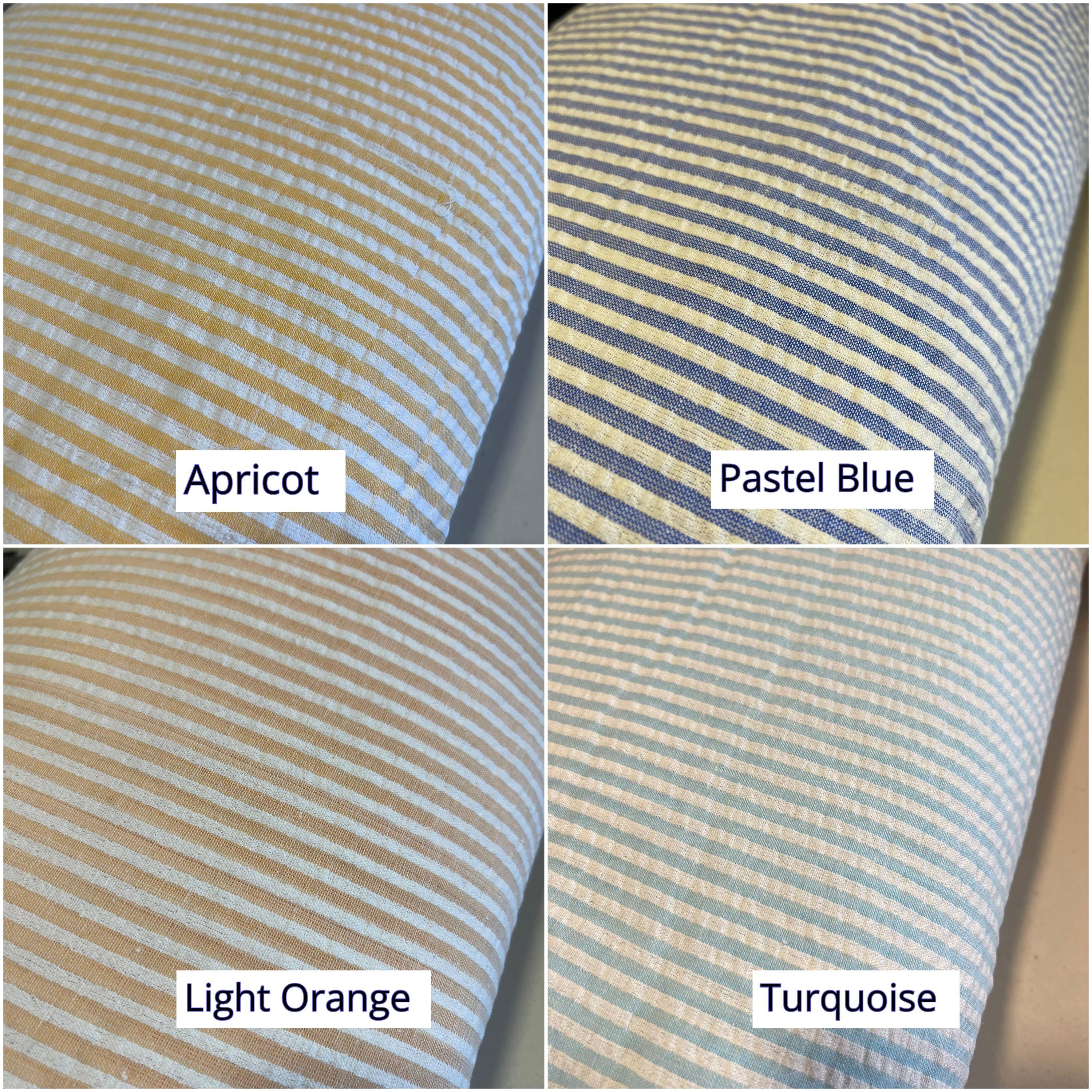 ANDREA MORANDO CAMICIA SLIM FIT IN COTONE SEERSUCKER A RIGHE BIANCHE E AZZURRE - Foto 4