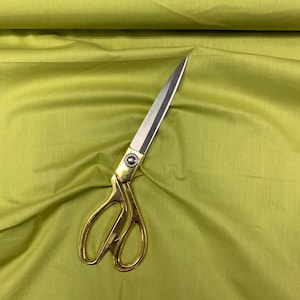 Premium Quality 44&quot; Plain 100% Cotton Fabric for Crafts and Dressmaking By The Meter - Olive Green