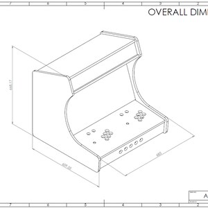 COMPLETE Bar Top Arcade Template/plans - Etsy