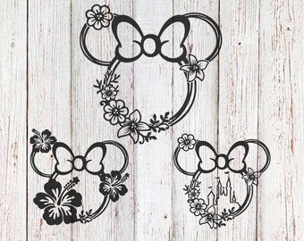 Free Free 224 Minnie Floral Svg SVG PNG EPS DXF File
