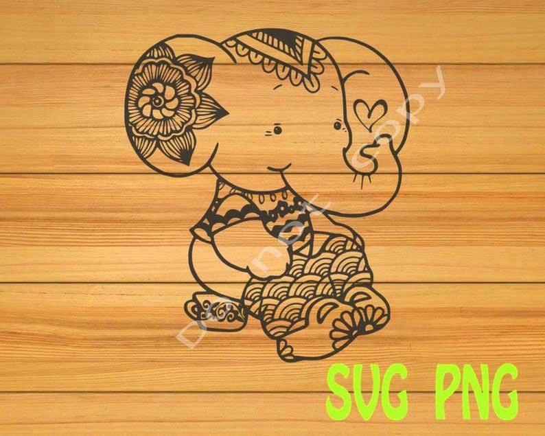 Free Free 61 Baby Elephant Svg Etsy SVG PNG EPS DXF File