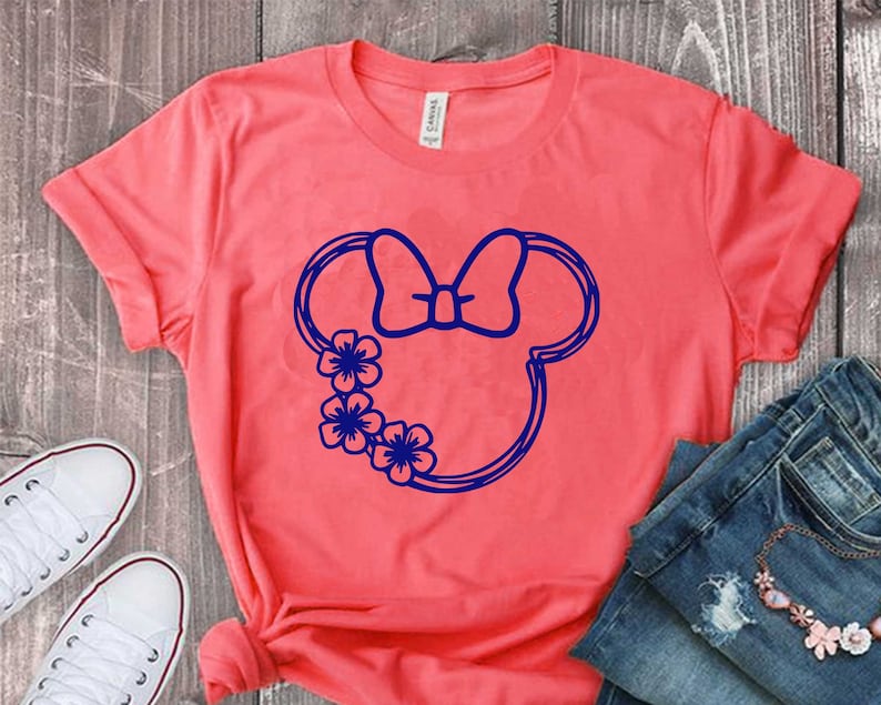 Download Minnie mouse ears svg / Minnie mouse head svg / Floral ...