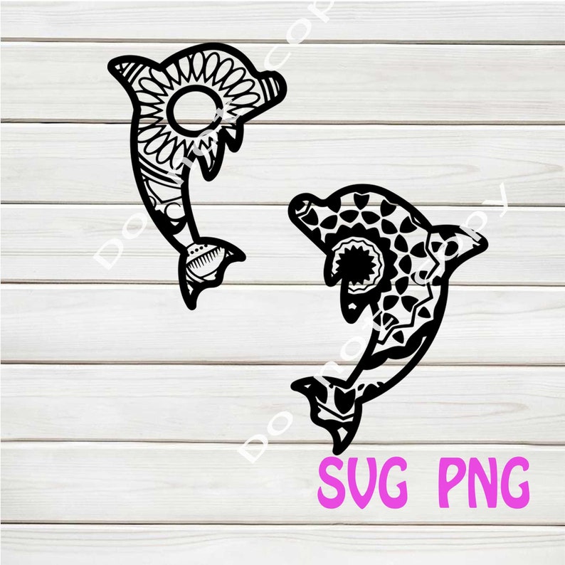 Download Dolphin Mandala SVG Cut File Cricut Silhouette Svg designs ...