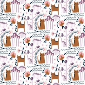 Glory Elsie's Cat | Sundown | Cotton + Steel | Cotton Quilting Fabric