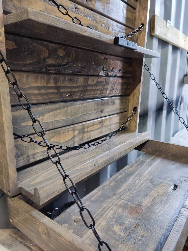 Custom Reclaimed Rustic Wall Bar Etsy UK