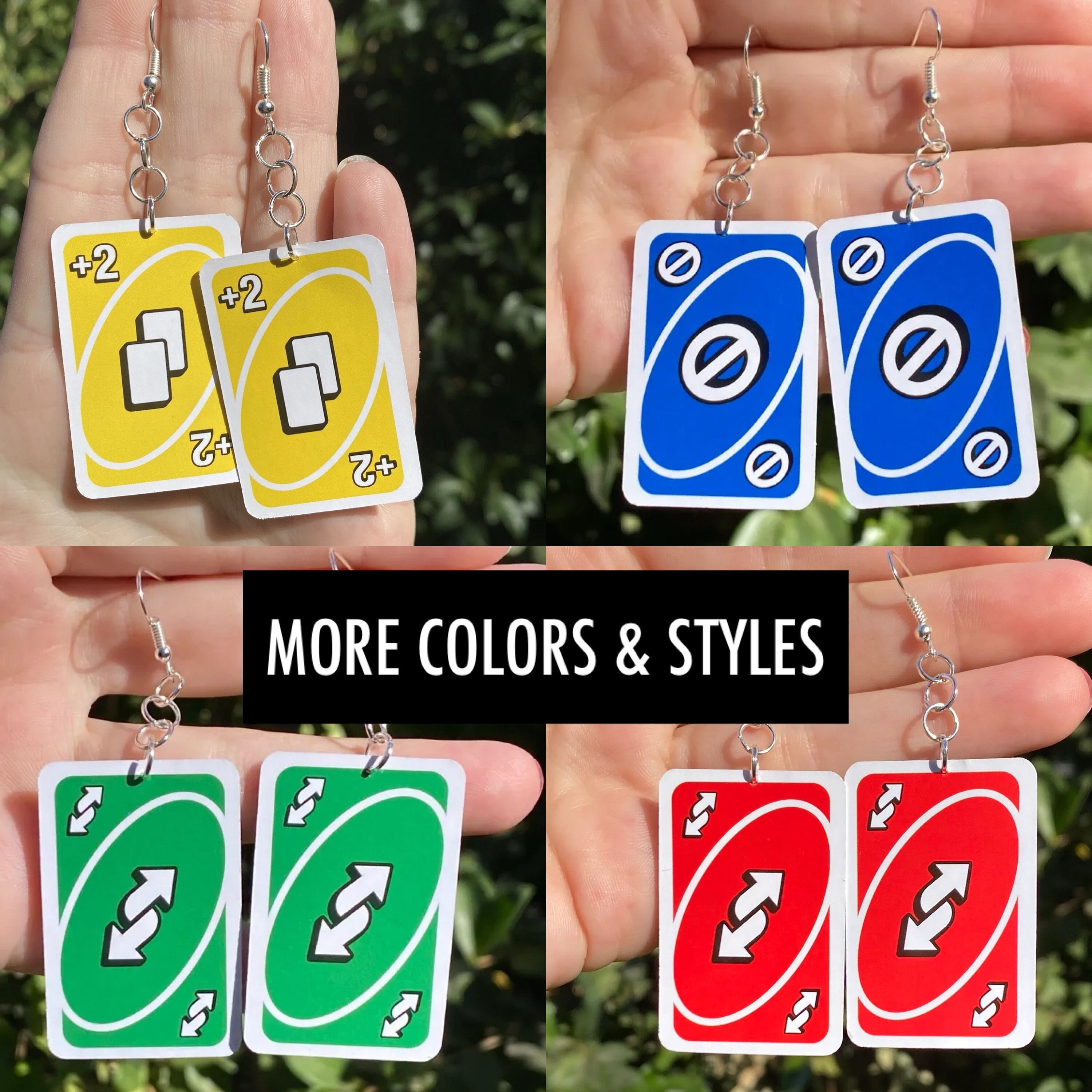 Uno Card Charms, UNO Cards Reverse, +Uno Game Card