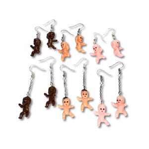 Single Baby Earrings Lightweight Baby Shower Jewelry