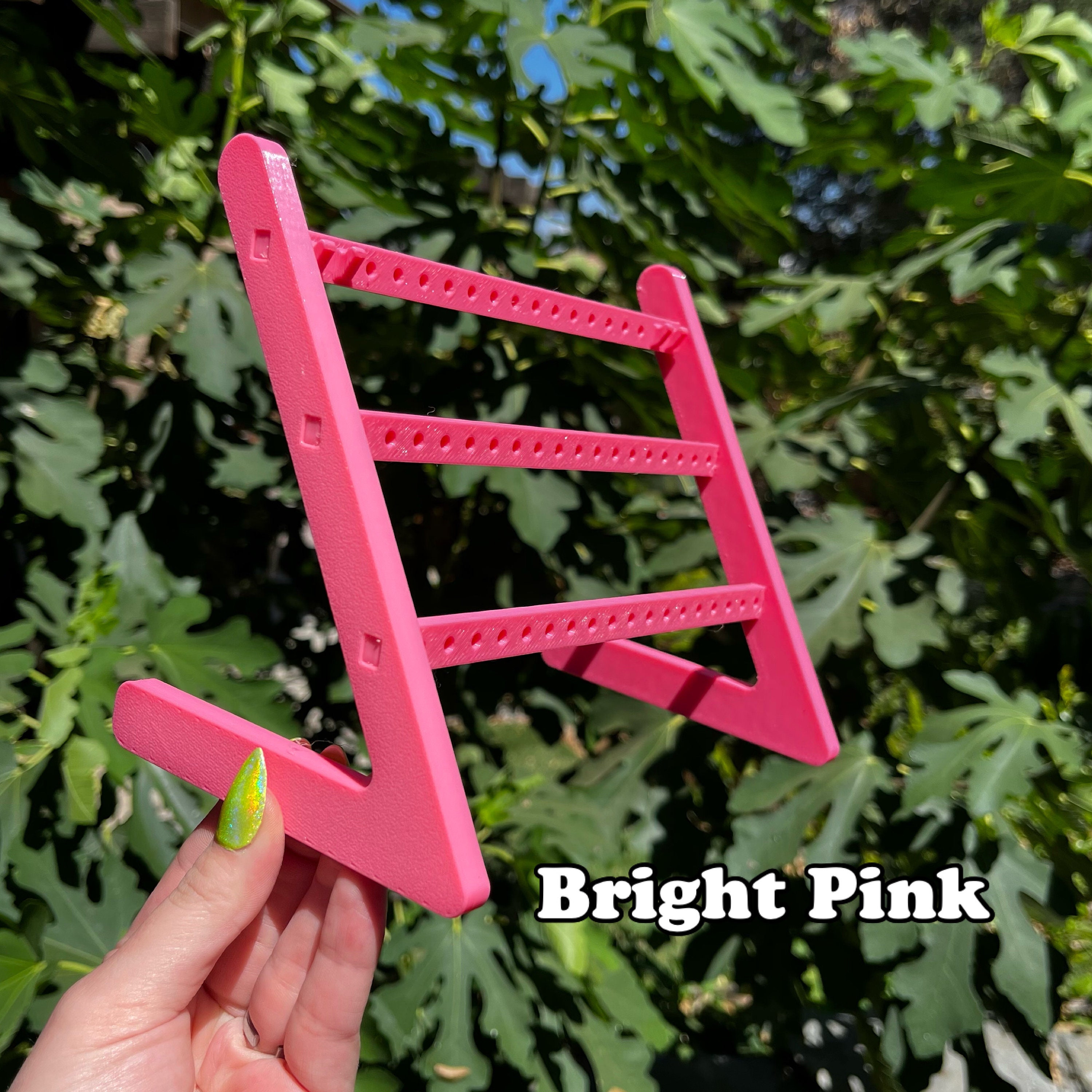 Basic Earring Jewelry Display Rack Small Plastic Desktop - Etsy
