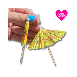Umbrella Earrings Vacation Lightweight Jewelry