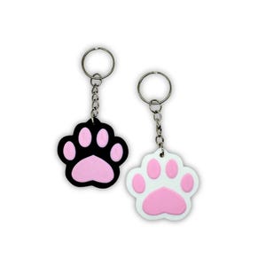 Cat Paw Keychain 3D Printed Kitty Accessories Cat Lady Gift