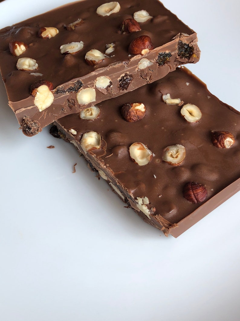 Fruit & Nut Chocolate Slab Etsy