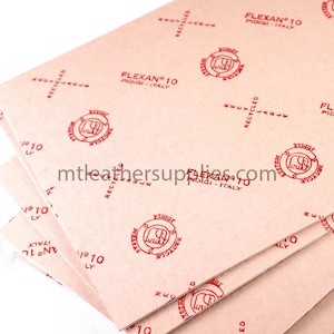 Tableros de celulosa para plantillas FLEXAN para horma de calzado, reparación y fabricación de calzado, 2,00 mm y 1,5 mm