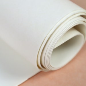 Adhesive White Foam Closed Cell 2 mm - leather padding  foam sheet -  50 x150 cm [20&quot;x60&quot;]- M4