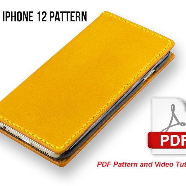 iPhone 12 wallet case pdf  DIY pattern