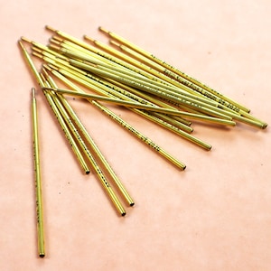 5 PCS set Silver refills for leather marking pen