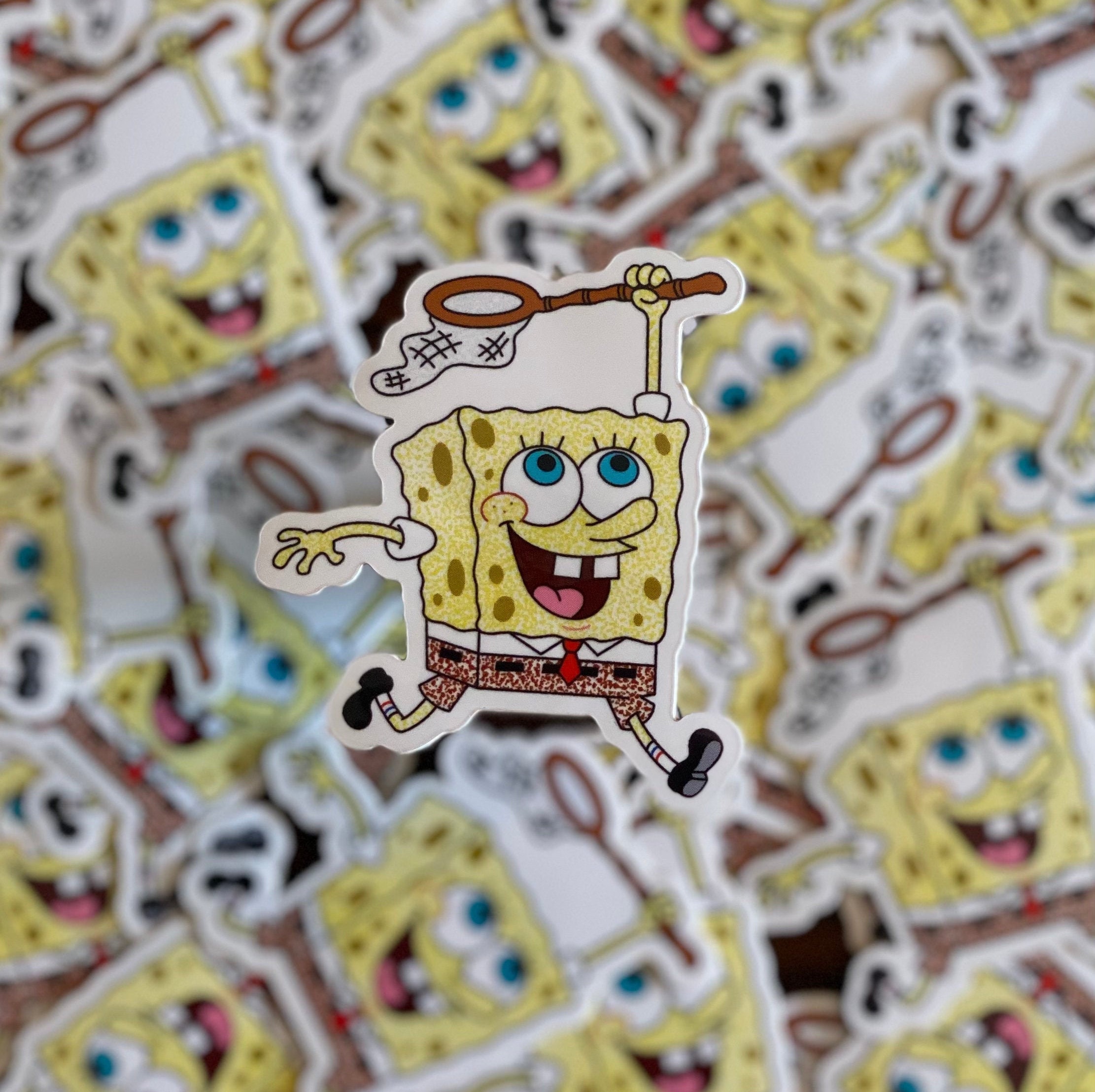 Spongebob Squarepants Vinyl Sticker WATERPROOF Etsy