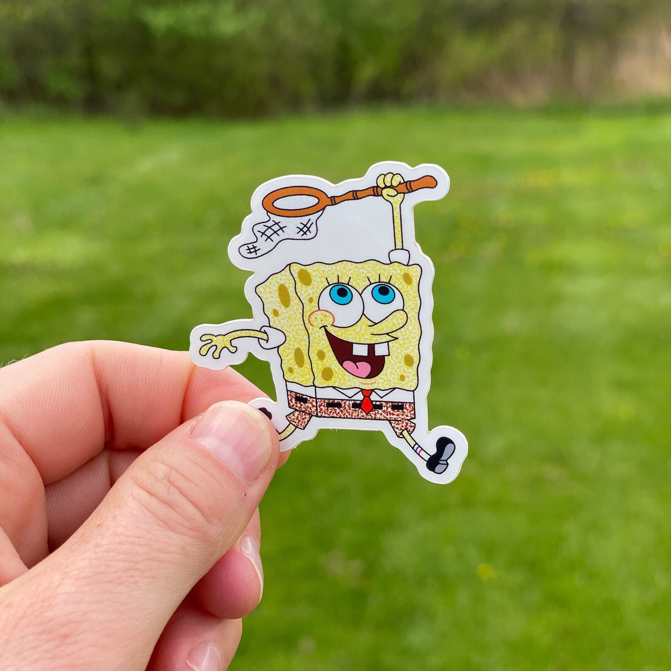 Spongebob Squarepants Vinyl Sticker WATERPROOF Etsy