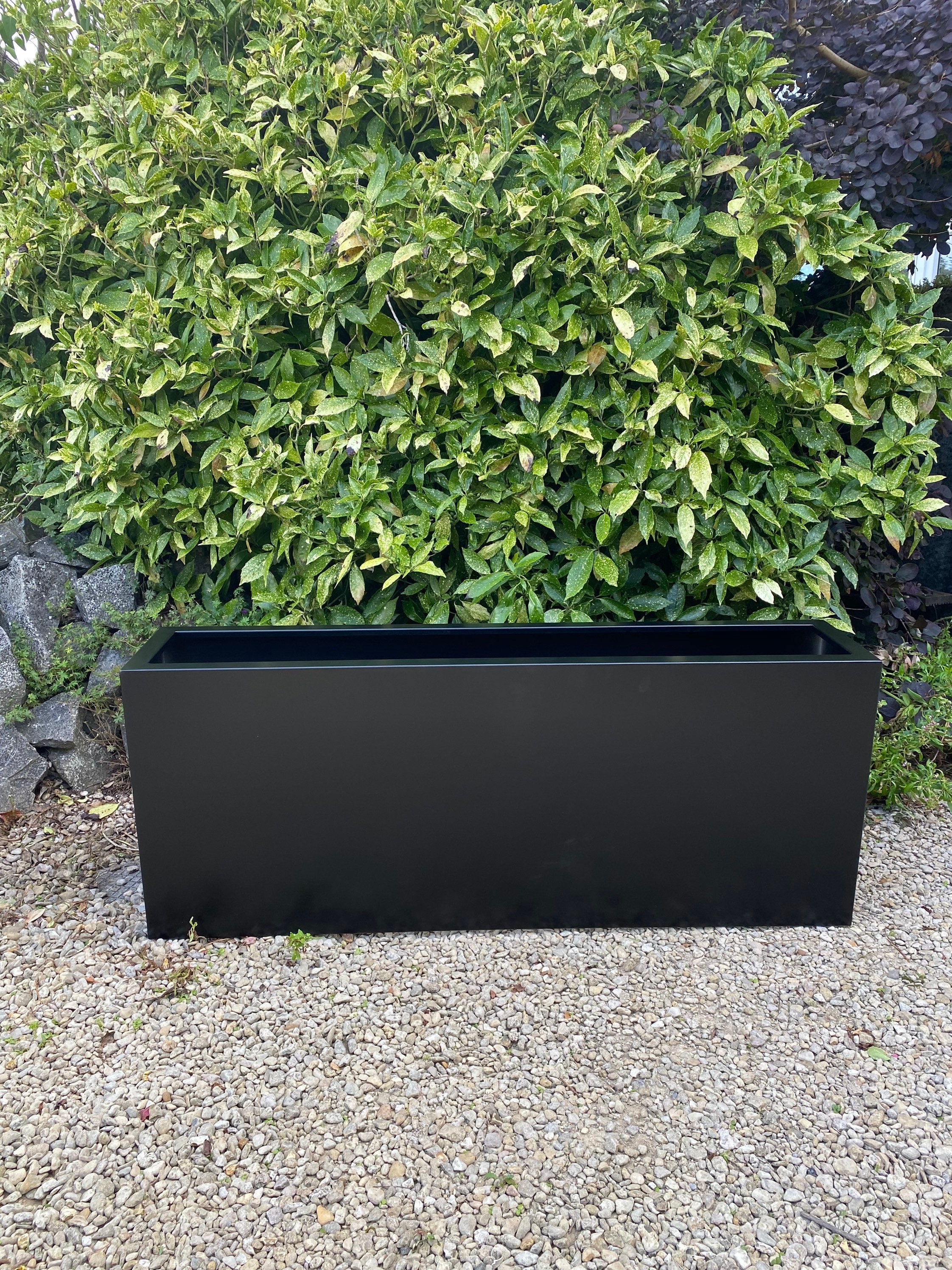 Black Extra Large Tall Garden Planter - Etsy UK