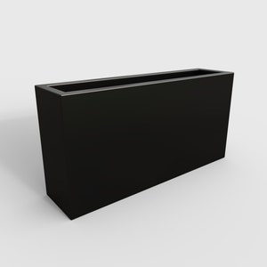 Black Extra Large Tall Indoor / Outdoor Metal Garden Planter - Etsy UK