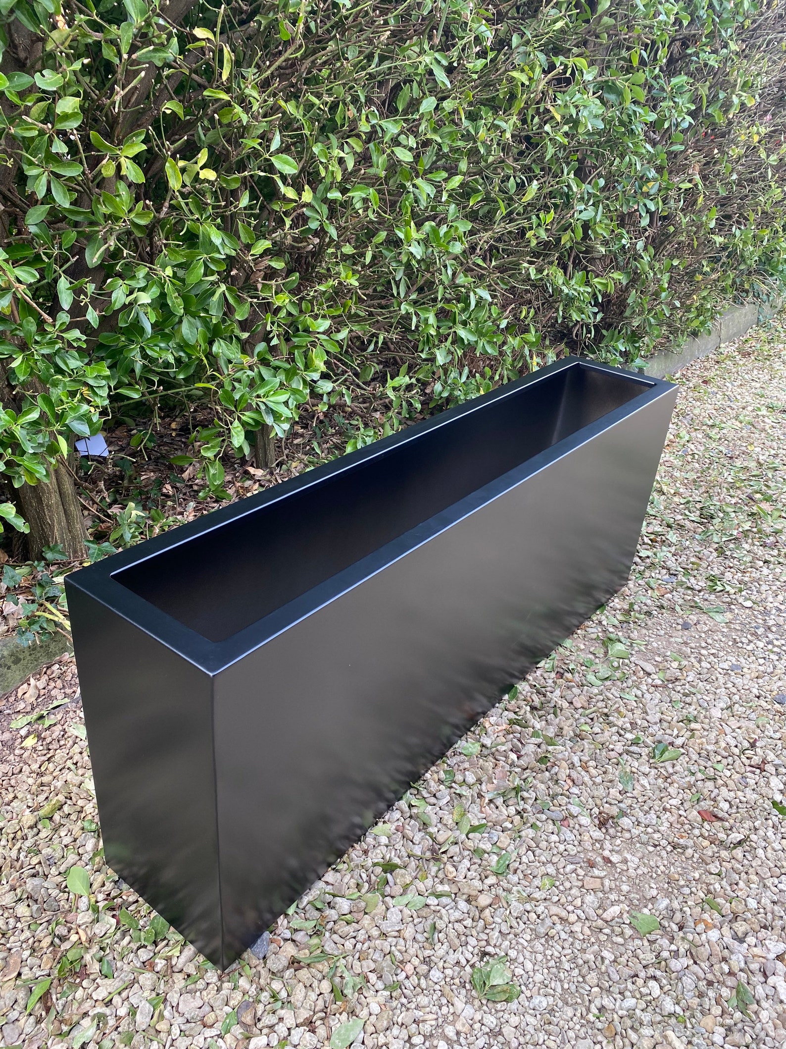 Black Extra Large Tall Garden Planter - Etsy UK