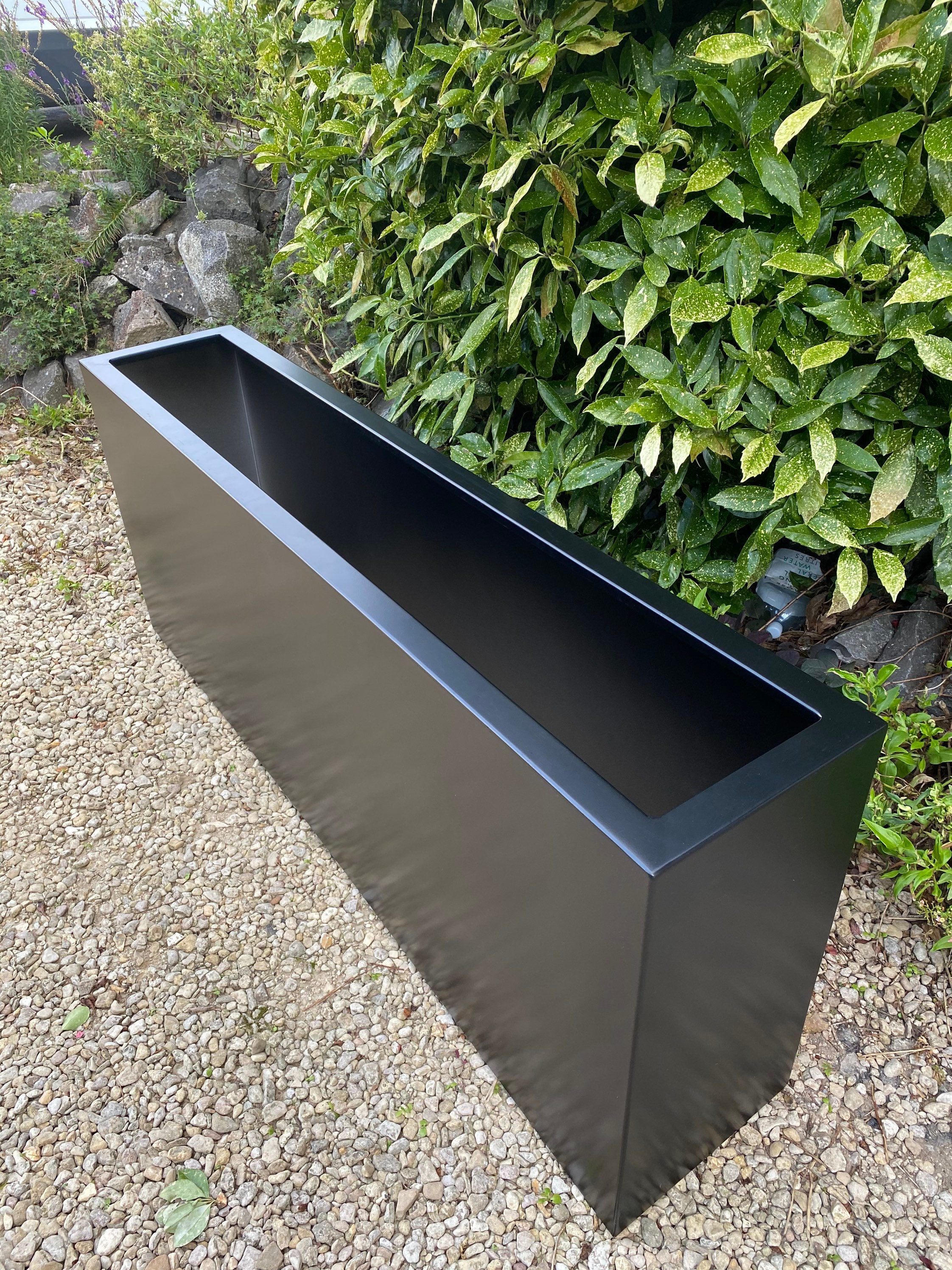 Black Extra Large Tall Garden Planter - Etsy UK