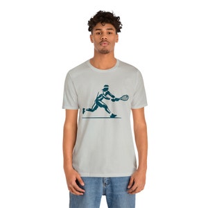 Tennis player tee, Unique tennis gift, tennis coach christmas gift, Unisex Jersey Short Sleeve Tee, T-Shirt tennis for coach