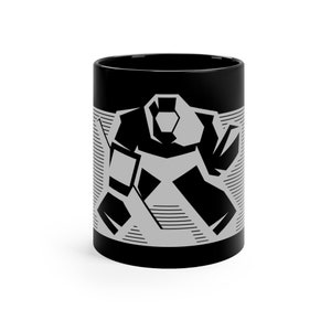Hockey goalie 11oz Black Mug, Goaltender coffee mug, hockey goalie mug, ice ring mug, goalie mom coffee mug, tea cup, hot cocoa goalie mug