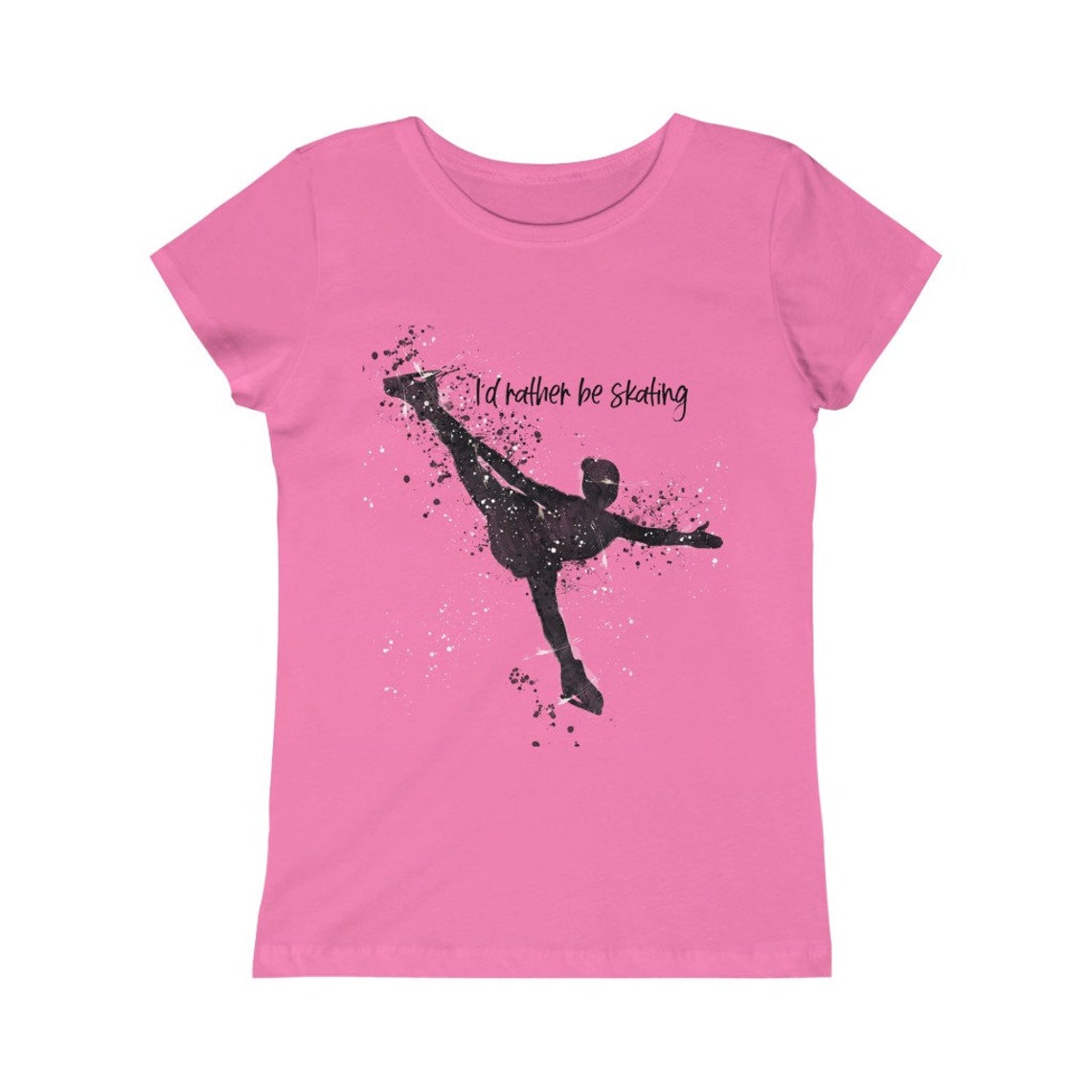 Figure Skating shirt Girls Princess Tee figure skater Etsy