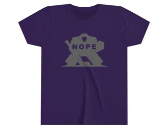 Hockeykeeper 'Nope' T-shirt voor dames | Keepersshirt meisjes meisjes | Grappig cadeau ijshockeykeeper