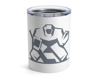 Gobelet de gardien de but de hockey : tasse de patinoire en acier inoxydable (10 oz)