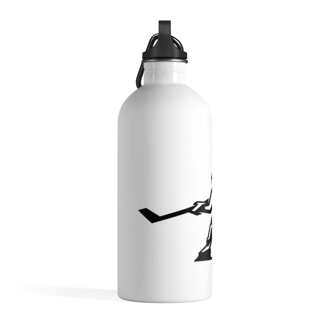 Hockey player water Bottle Stainless Steel Water Bottle Etsy