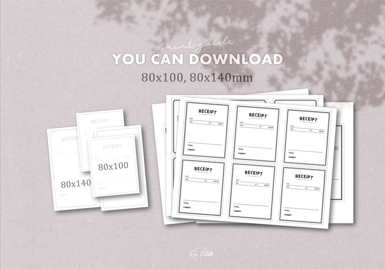 printable receipt template business template receipt form