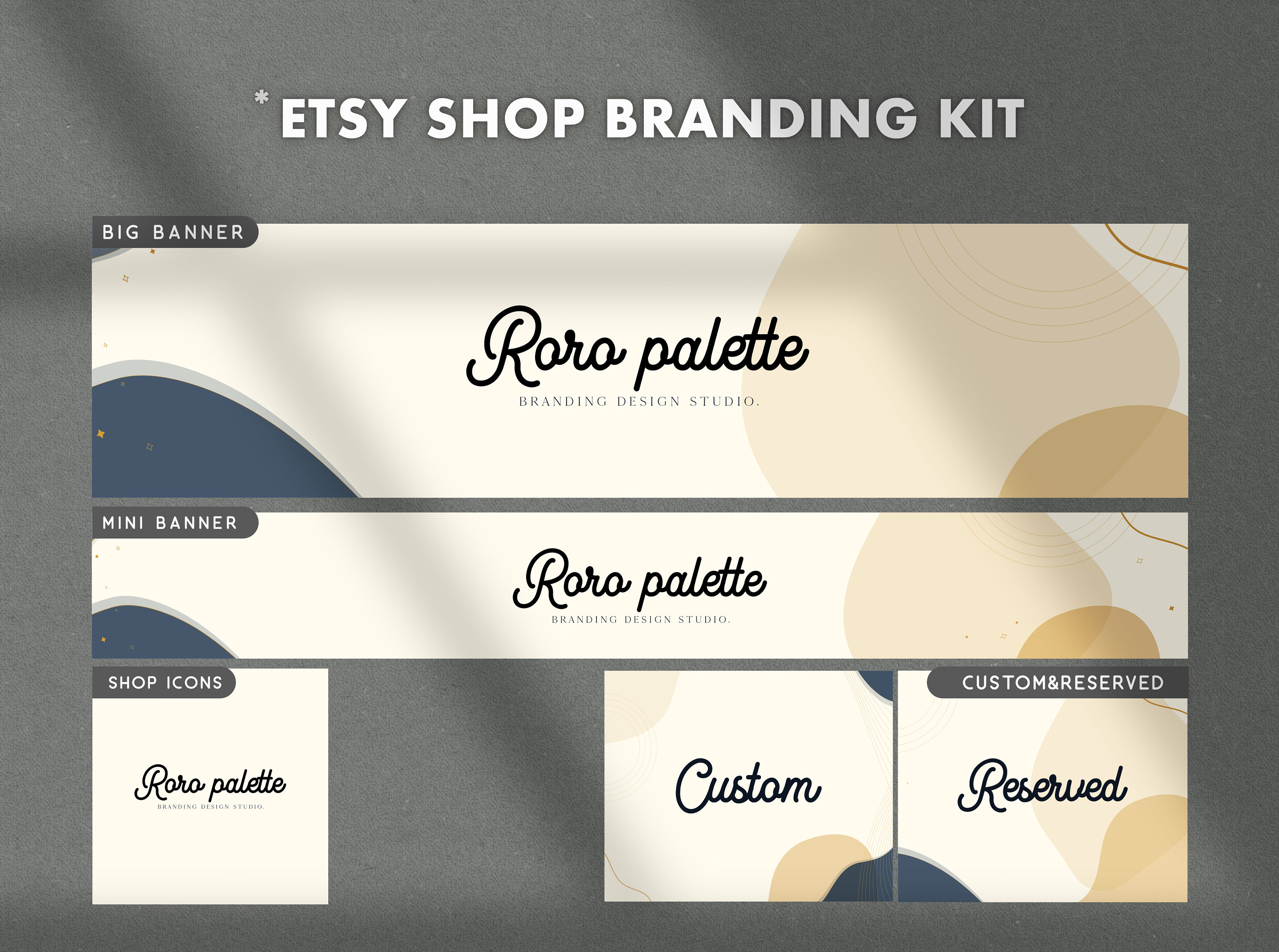 Etsy Shop Banner Customizable Banner Etsy Seller Kit Etsy