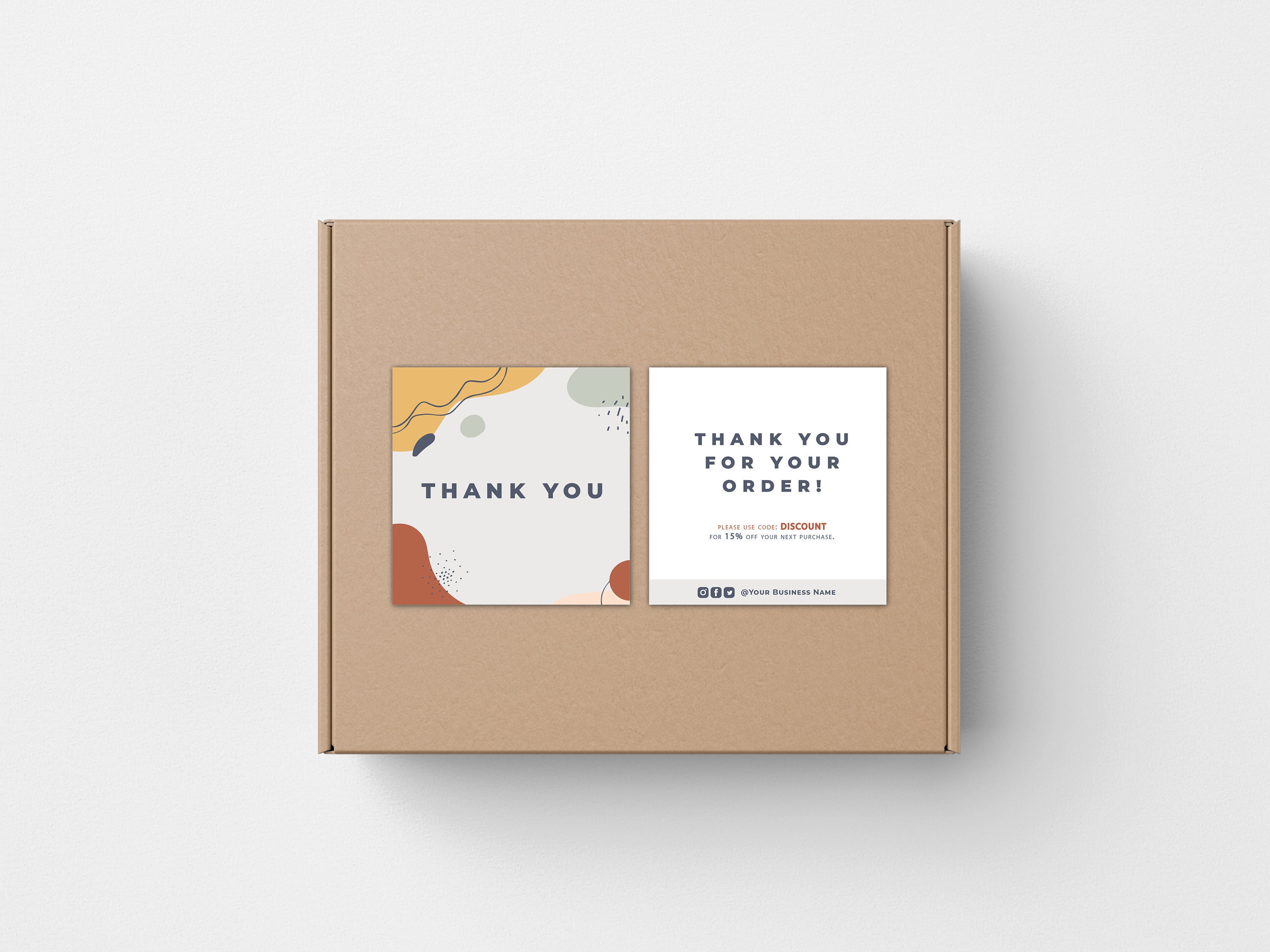 Business Thank YouPrintable Packaging InsertThank You Etsy