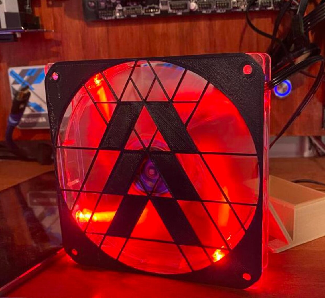 CUSTOM 3d Printed PC Fan Gaming Computer Fan Grills / Shrouds Etsy