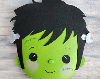 Frankenstein wreath attachment, Halloween wreath or wall decor