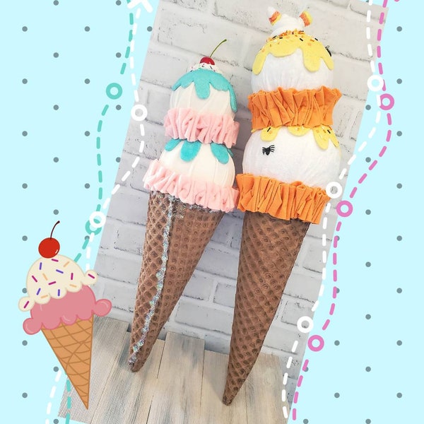 Giant Ice Cream Cone Etsy