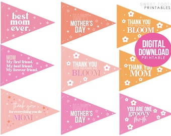 Banderines imprimibles para el Día de la Madre: Un regalo genial para mamá (PDF)