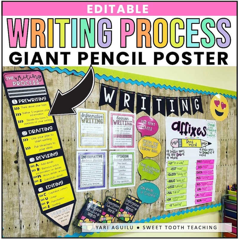 Writing Poster - Etsy