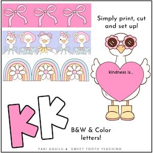 Spring Bulletin Board Kit Silly Goose Classroom Decor (Digital Download) image 3