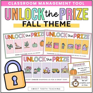 Fall Classroom Management System | Whole-Class Behavior Management Tool