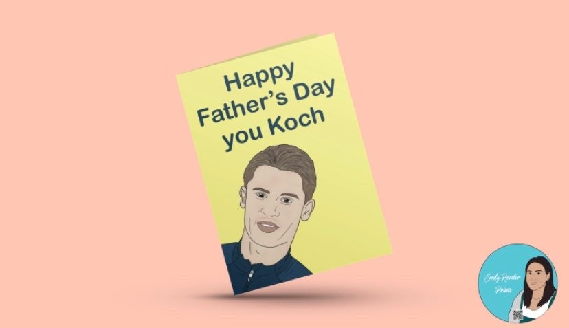 Leeds United Father’s Day Koch Card