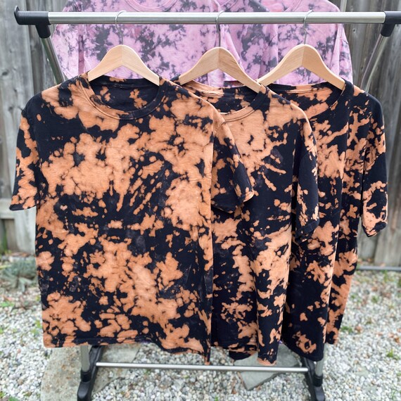 Bleach Tie Dyed Oversized T-shirt in 
