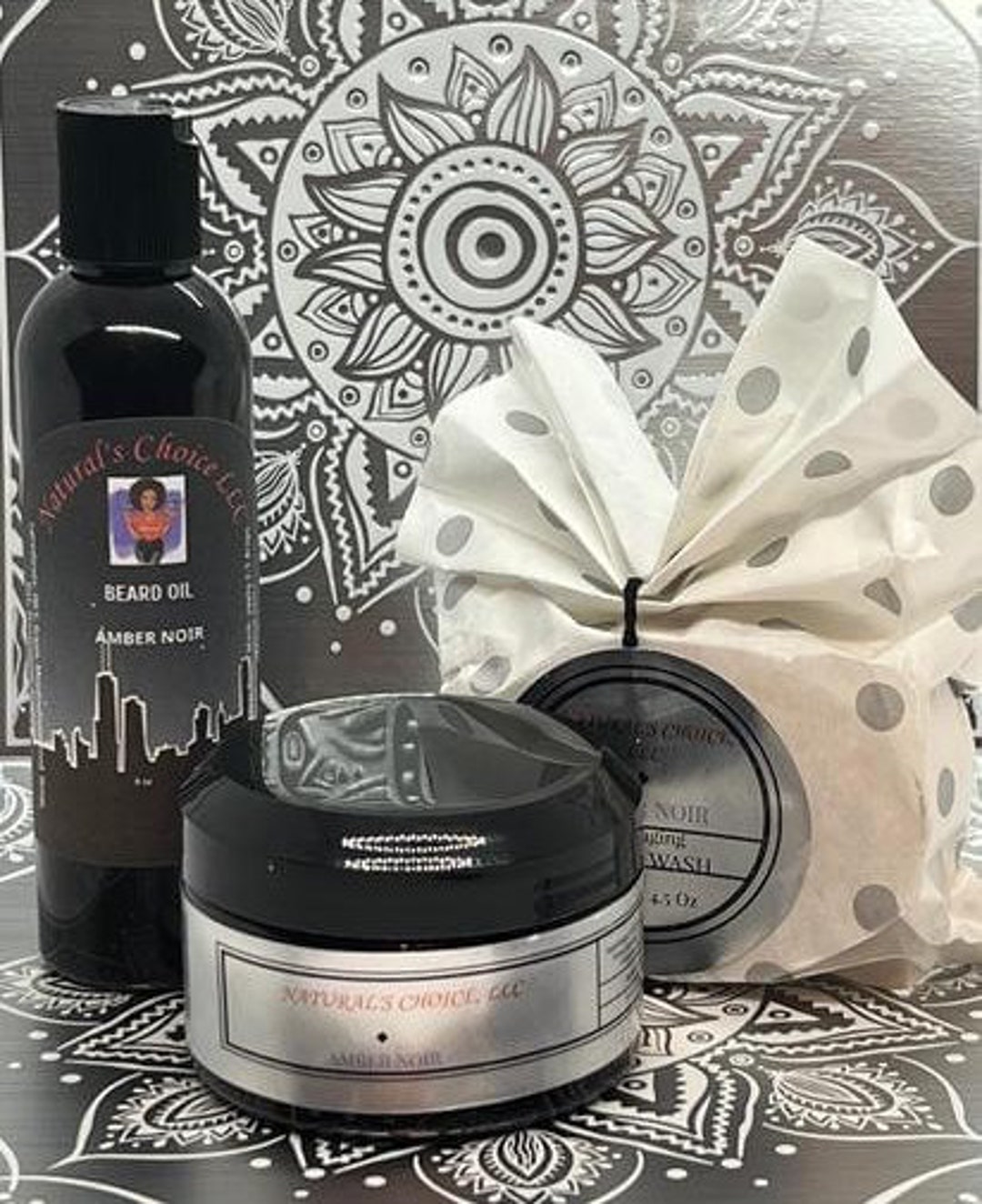 Basic Beard Grooming Gift Set fathers Day Gift, Gift for Dad, Gift for