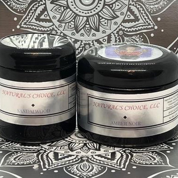 Men's Body Butter - Father’s Day Gift, Gift for Dad, Gift for Men, Skin Moisturizing, Skin Conditioning -Scented or Unscented
