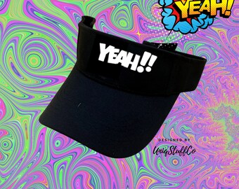 Yeah solskyddshatt för utomhusbruk - Yeah! solskydd - "Yeah!" designad och tryckt i USA - en storlek för alla