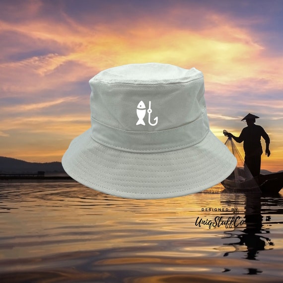 Etsy Trendy Summer Unisex - Fishing Beach Bucket Hat Cotton Outdoor 3