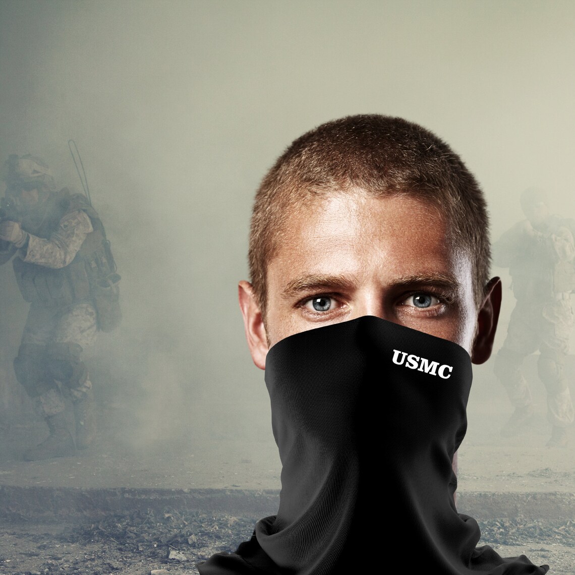 USMC Marine Cops Neck Gaiter Reusable Washable Neck Gaiter Etsy